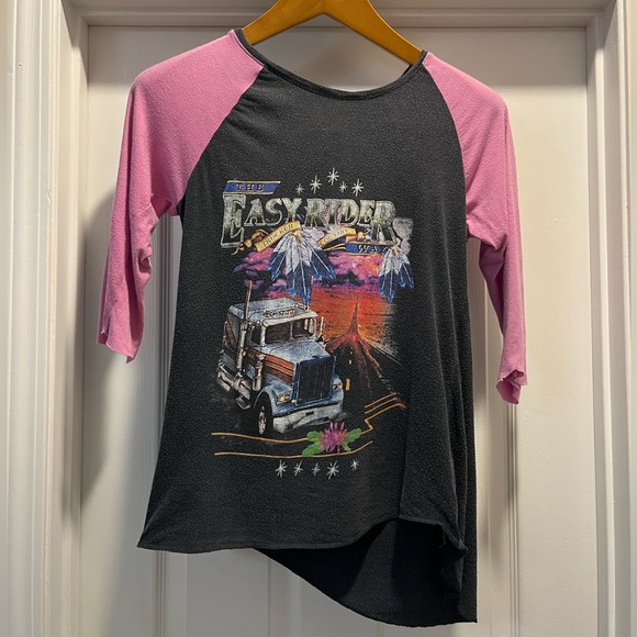 Spell & Gypsy collective vintage raglan tee The Easy Rider Way - Picture 2 of 7